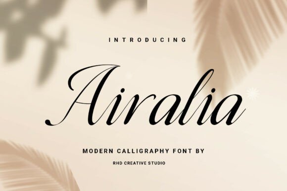 Airalia Font: Elevate Your Brand with a Handwritten Touch