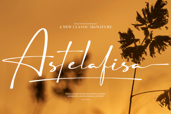 Astelafisa: A Sophisticated Script Font for Digital Branding