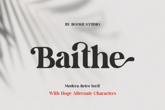 Baithe Serif: A Typeface That Elevates Digital Design