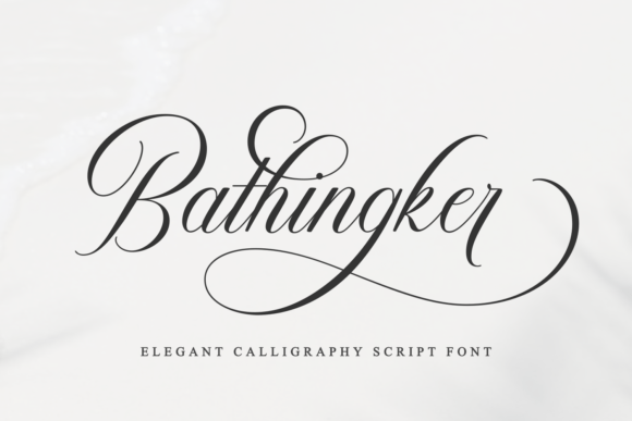 Bathingker Font: Elevate Your Brand with Timeless Elegance