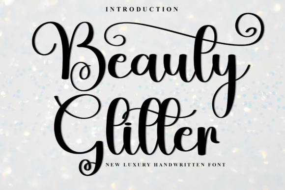 Beauty Glitter Font: A Sparkling Addition to Your Campaign Toolkit