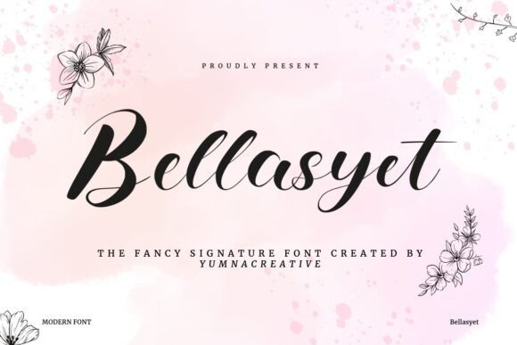 Bellasyet: A Stylish Script Font for Web Designers