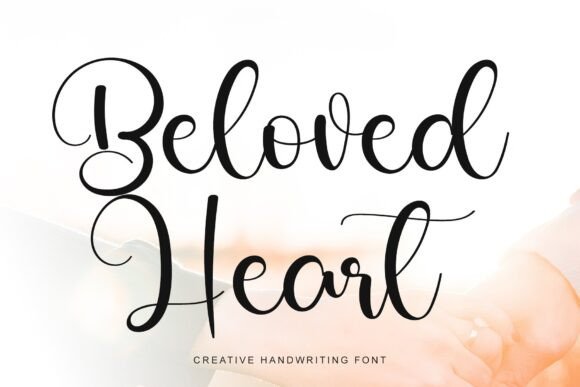 Beloved Heart: A Handwritten Font for Timeless Craft Projects