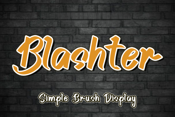 Blashter: A Beautiful Font for a More Polished Brand