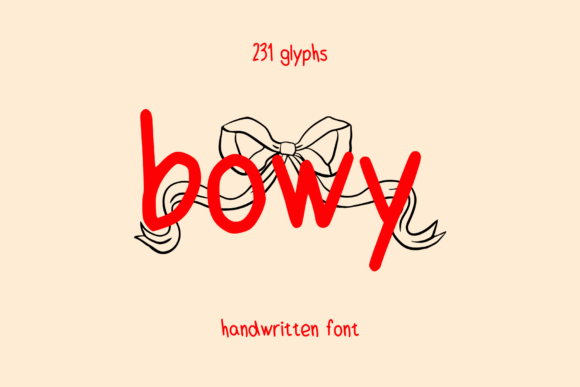 Bowy: A Handwritten Font That Brings Whimsy to Brand Design