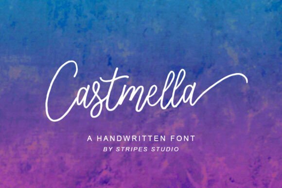 Castmella: A Handwritten Typeface That Elevates Editorial Design
