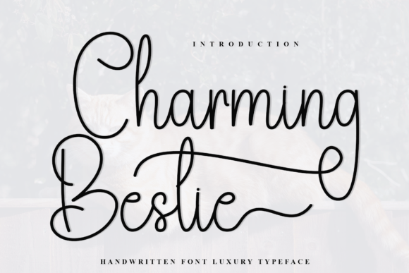 Charming Bestie Font: Elevating Digital Design with Handwritten Elegance