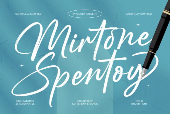 Elevate Your Brand with the Mirtone Spentoy Handwritten Font