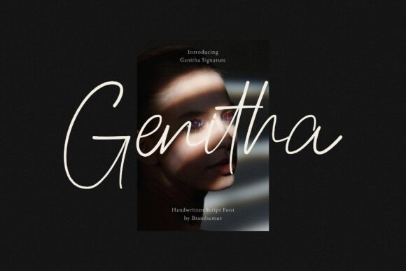 Genitha: A Signature Font for Modern Editorial Design