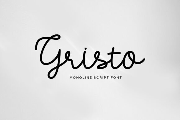 Gristo Font Review: A Modern Monoline Typeface for Strong Campaign Impact