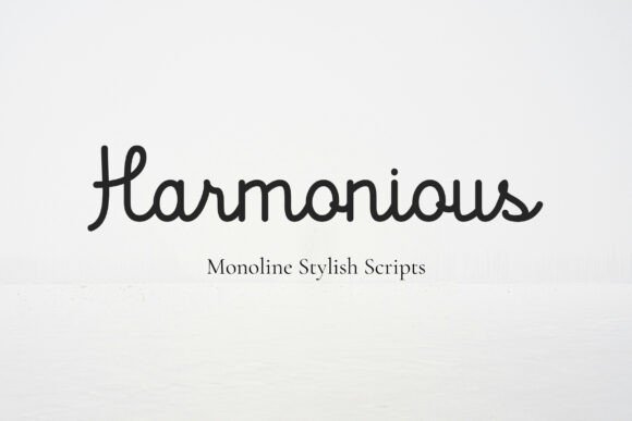 Harmonious Font: A Handwritten Typeface for Editorial Elegance