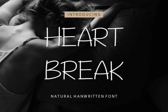 Hearbreak: A Playful Font for Editorial Design
