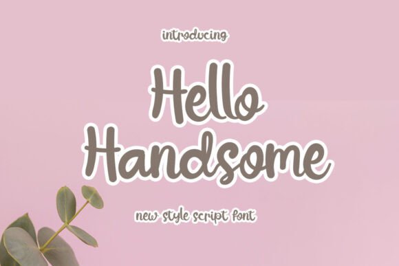 Hello Handsome: A Warm Script for Modern Design