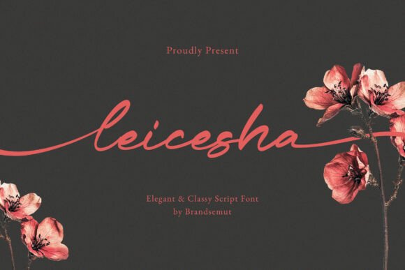 Leicesha: A Classy Script Typeface for Modern Web Design