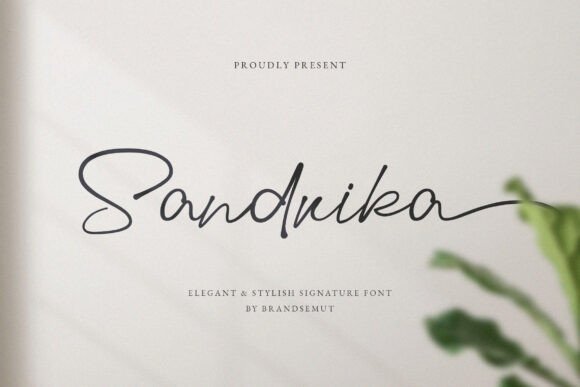 Sandrika Font: A Stylish Script for Editorial Design
