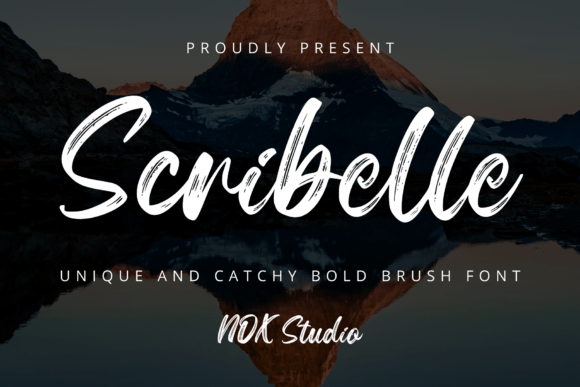 Scribelle Font: A Script Typeface for Crafting and Selling with Style