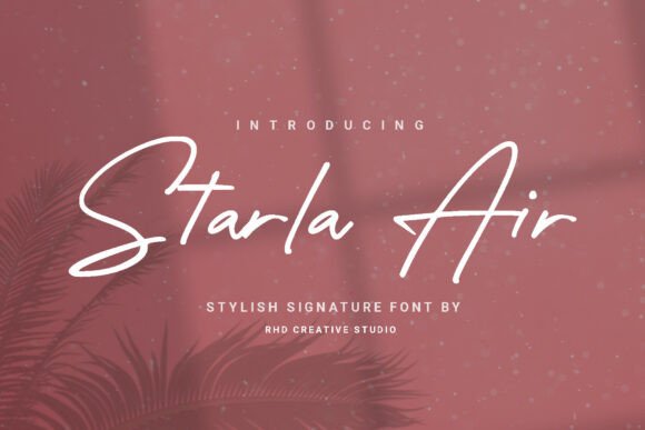 Starla Air: A Beautiful Handwritten Typeface for Crafters