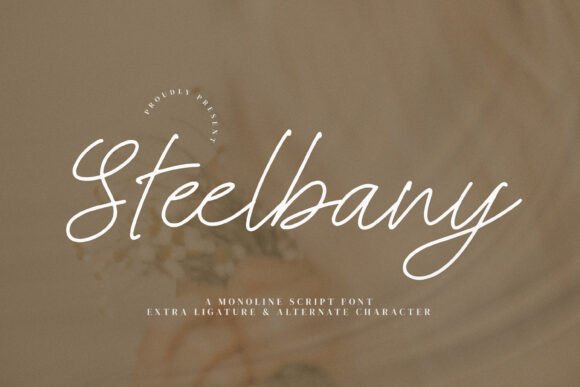 Steelbany Font: A Modern Script for Editorial Elegance