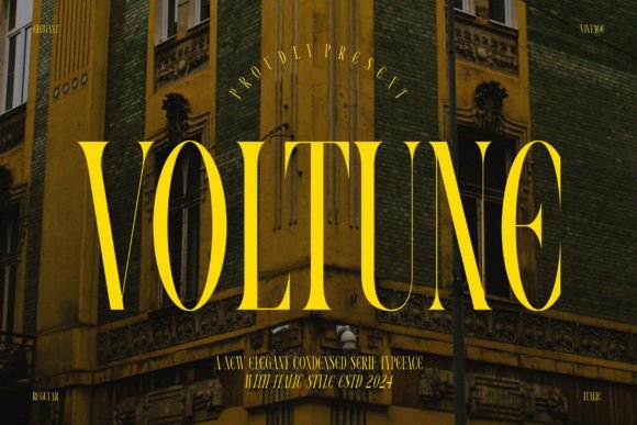 Voltune Font: A Stylish Serif for Digital Branding