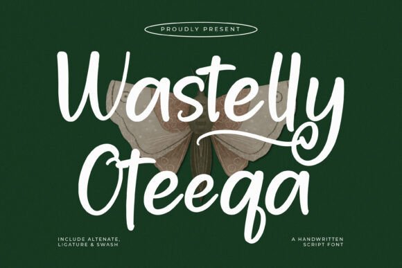 Wastelly Oteeqa: A Handwritten Script Font That Feels Like a Signature