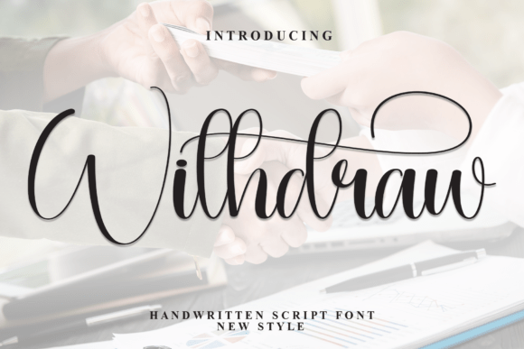 Withdraw Font Review: A Sophisticated Script for Creative Branding