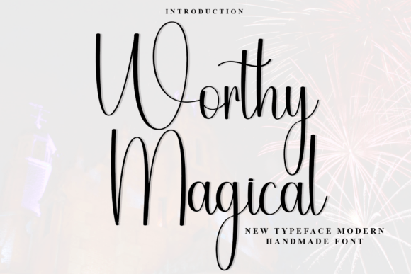 Worthy Magical Font: A Designer’s Delight for Branding Projects